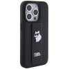 Karl Lagerfeld KLHCP14LGSACHPK iPhone 14 Pro 6.1 czarny/black hardcase Gripstand Saffiano Choupette Pins