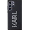 Karl Lagerfeld KLHCS23L3DMBKCK S23 Ultra S918 czarny/black hardcase 3D Rubber Glitter Logo