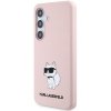 Karl Lagerfeld KLHCS24MSNCHBCP S24+ S926 hardcase różowy/pink Silicone Choupette