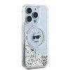 Karl Lagerfeld KLHMP15XLGCHSGH iPhone 15 Pro Max 6.7 hardcase transparent Liquid Glitter Choupette Head Magsafe