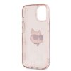 Karl Lagerfeld KLHCP15SHKLPCHP iPhone 15 / 14 / 13 6.1 różowy/pink hardcase IML Choupette Head & Monogram