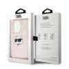 Karl Lagerfeld KLHCP15LHKLPCHP iPhone 15 Pro 6.1 różowy/pink hardcase IML Choupette Head & Monogram