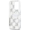 Karl Lagerfeld KLHCP15LHKLPCHT iPhone 15 Pro 6.1 transparent hardcase IML Choupette Head & Monogram