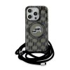Karl Lagerfeld KLHMP15XHCKCKLCK iPhone 15 Pro Max 6.7 czarny/black hardcase IML Crossbody Monogram Karl & Choupette Head M