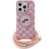 Karl Lagerfeld KLHMP15XHCKCKLCP iPhone 15 Pro Max 6.7 różowy/pink hardcase IML Crossbody Monogram Karl & Choupette Head Ma