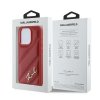 Karl Lagerfeld KLHCP15XPQDSMGR iPhone 15 Pro Max 6.7 czerwony/red hardcase Diagonal Quilted Script