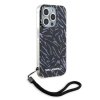 Karl Lagerfeld KLHCP15XHZBPKCCU iPhone 15 Pro Max 6.7 fioletowy/purple Zebra With Cord