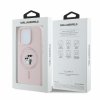 Karl Lagerfeld KLHMP16XSCMKCRHP iPhone 16 Pro Max 6.9 różowy/pink hardcase Silicone Karl&Choupette Ring MagSafe
