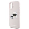 Karl Lagerfeld KLHMP16MSKCHPPLP iPhone16 Plus 6.7 różowy/pink hardcase Silicone Double Heads Print MagSafe