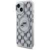 Karl Lagerfeld KLHMP15SHMCKMHT iPhone 156.1 przezroczysty/transparent IML Monogram Karl&Choupette Head MagSafe