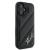 Karl Lagerfeld KLHCP16MPQDSMGK iPhone16 Plus 6.7 czarny/black hardcase Quilted Signature