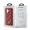 Karl Lagerfeld KLHCP16SPQDSMGR iPhone16 6.1 czerwony/red hardcase Quilted Signature