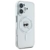 Karl Lagerfeld KLHMP16MHLSKIH iPhone16 Plus 6.7 biały/white hardcase IML Metal Karl Head MagSafe