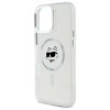 Karl Lagerfeld KLHMP16LHLSCHH iPhone16 Pro 6.3 biały/white hardcase IML Metal Choupette Head MagSafe