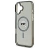 Karl Lagerfeld KLHMP16MHLSKIK iPhone16 Plus 6.7 czarny/black hardcase IML Metal Karl Head MagSafe