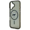 Karl Lagerfeld KLHMP16SHLSCHK iPhone16 6.1 czarny/black hardcase IML Metal Choupette Head MagSafe