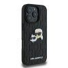Karl Lagerfeld KLHCP16LPGKLKCPK iPhone16 Pro 6.3 czarny/black hardcase Monogram Karl&Chaoupette Head Pin