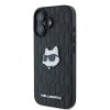 Karl Lagerfeld KLHCP16SPGKLCHPK iPhone16 6.1 czarny/black hardcase Monogram Choupette Head Pin
