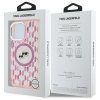 Karl Lagerfeld KLHMP16XHMCKMHP iPhone 16 Pro Max 6.9 różowy/pink IML Monogram Karl&Choupette Head MagSafe