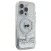 Karl Lagerfeld KLHMP16XLGKISGH iPhone 16 Pro Max 6.9 hardcase transparent Liquid Glitter Karl Head Magsafe