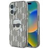 Karl Lagerfeld KLHCP16SHKLPKHK iPhone16 6.1 czarny/black hardcase IML Karl Head Electroplated