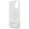 Karl Lagerfeld KLHMP16SLGKISGH iPhone 16 6.1 hardcase transparent Liquid Glitter Karl Head Magsafe