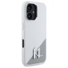 Karl Lagerfeld KLHMP16SSCMKMPCH iPhone   16 6,1 biały/white hardcase Silicone Initial Metal Logo MagSafe