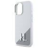 Karl Lagerfeld KLHMP16SSCMKMPCH iPhone   16 6,1 biały/white hardcase Silicone Initial Metal Logo MagSafe