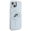 Karl Lagerfeld KLHMP14SHLSKCH iPhone 14  6.1 biały/white hardcase IML Metal Karl&Choupette Head MagSafe