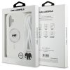 Karl Lagerfeld KLHMP16SHCKHNT iPhone 16  6.1 hardcase transparent Crossbody IML Karl Head Magsafe