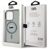 Karl Lagerfeld KLHMP15LHLSKIK iPhone 15  Pro 6.1 czarny/black hardcase IML Metal Karl Head MagSafe