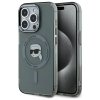 Karl Lagerfeld KLHMP15XHLSKIK iPhone 15  Pro Max 6.7 czarny/black hardcase IML Metal Karl Head MagSafe