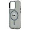 Karl Lagerfeld KLHMP15XHLSKIK iPhone 15  Pro Max 6.7 czarny/black hardcase IML Metal Karl Head MagSafe