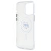 Karl Lagerfeld KLHMP14XHLSCHH iPhone 14  Pro Max 6.7 biały/white hardcase IML Metal Choupette Head MagSafe