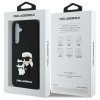 Karl Lagerfeld KLHCS24FE3DRKCNK S24 FE   S721 czarny/black hardcase 3D Rubber Karl&Choupette