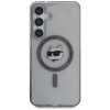 Etui Karl Lagerfeld Button Choupette     Head Printed Logo MagSafe do Samsung Galaxy S25 czarny