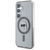 Etui Karl Lagerfeld Button Karl Head     Printed Logo MagSafe do Samsung Galaxy S25 czarny