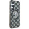 Etui Karl Lagerfeld Button               Karl&Choupette Heads On KL Pattern MagSafe do Samsung Galaxy S25 czarny