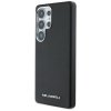 Etui Karl Lagerfeld Saffiano Full        Wrapped Elongated Metal Logo MagSafe do Samsung Galaxy S25 Ultra czarny