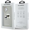 Etui Karl Lagerfeld HC 3D Rubber Double  Heads do iPhone 16 beżowy