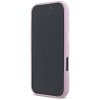 Etui Karl Lagerfeld Saffiano Full        Wrapped Elongated Metal Logo MagSafe do iPhone 16 Pro Max różowy