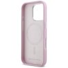 Etui Karl Lagerfeld Saffiano Full        Wrapped Elongated Metal Logo MagSafe do iPhone 16 Pro Max różowy