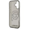 Etui Karl Lagerfeld IML Rhinestones Karl Head do iPhone 16 czarny