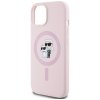 Etui Karl Lagerfeld Silicone             Karl&Choupette MagSafe do iPhone 15 różowy