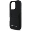 Etui Karl Lagerfeld HC Grained PU        Cardslot Metal Elong do iPhone 16 Pro Max czarny