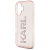 Etui Karl Lagerfeld IML Rhinestones Logo do iPhone 16 różowy
