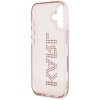 Etui Karl Lagerfeld IML Rhinestones Logo do iPhone 16 różowy