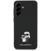 Etui Karl Lagerfeld Saffiano w/ K&C      Metal Logo do Samsung Galaxy A56 czarny