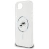 Etui Karl Lagerfeld IML Metal Karl &     Choupette Heads MagSafe do iPhone 16e biały