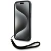 Etui Karl Lagerfeld Saffiano Athleisure  Stripes Cord do iPhone 15 Pro czarno-czerwony